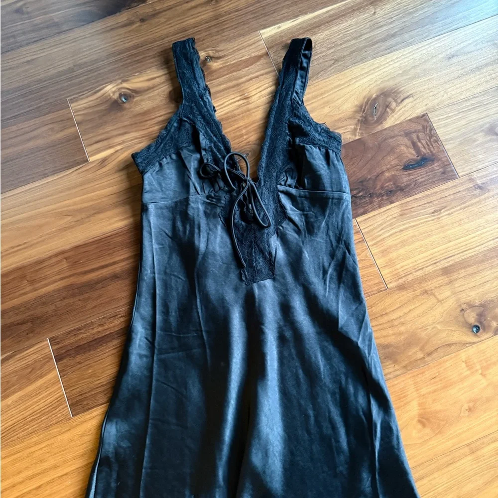 Princess Polly Black Dress - Picture 1 of 3